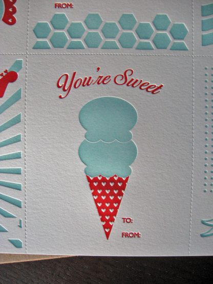 You're Sweet Valentine's Day Card Set