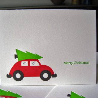 Fresh Cut Letterpress Holiday Card