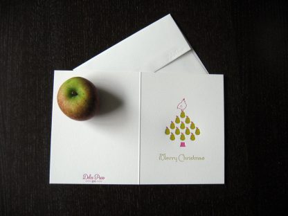 Pear Tree Letterpress Holiday Card