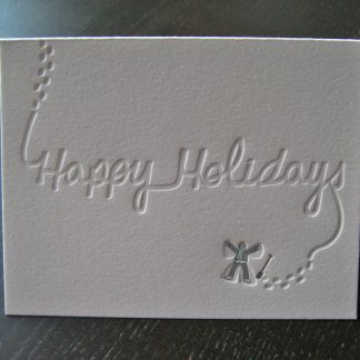 Snow Day Letterpress Holiday Card