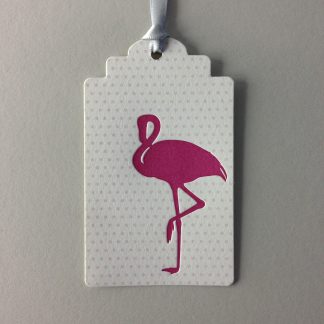 Flamingo Baby Hang Tag