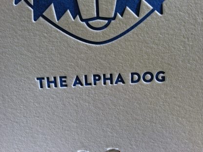 Alpha Dog Text Closeup