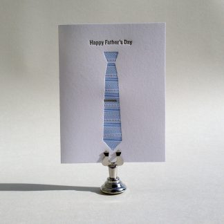 Dad's Tie Letterpress Father's Day Card