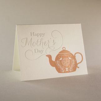 Teapot Mother's Day Greeting Card