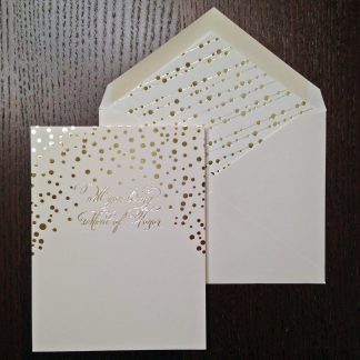Dots - Will You Be My Maid of Honor - Foil Greeting Card