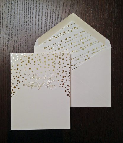 Dots - Will You Be My Maid of Honor - Foil Greeting Card