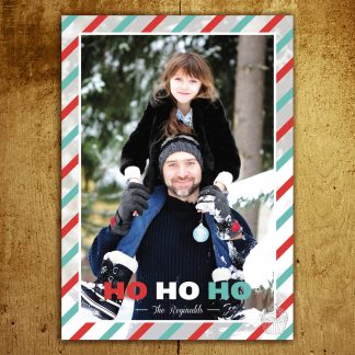 H10 - Ho Ho Ho - The Reginalds - Holiday Photo Card - Dolce Press