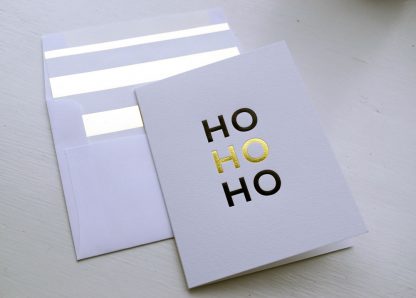 Ho Ho Ho Holiday Greeting Card - 2015