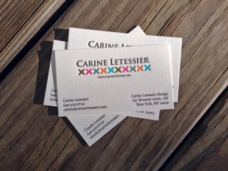 Six Color Letterpress Cards