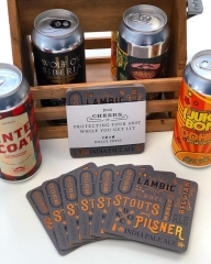 Foil Stamped Beer Coaster Coasters