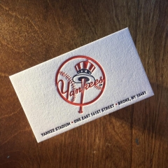 Yankees Business Cards