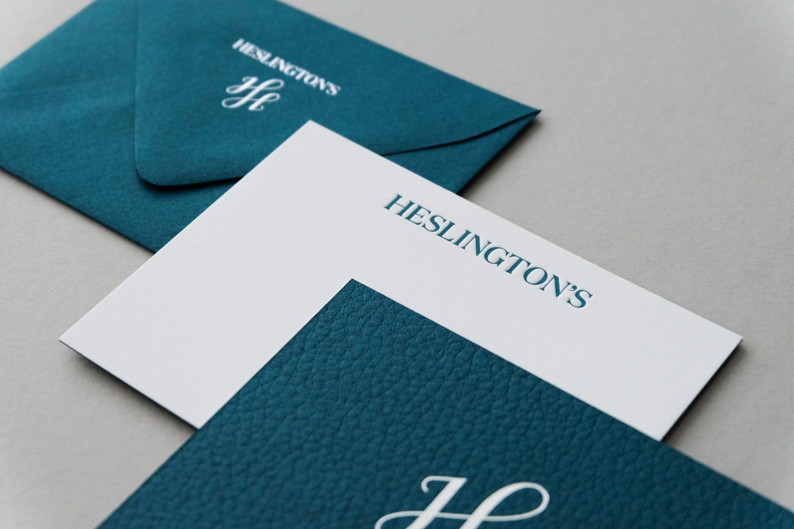 Heslington's Notecard Closeup